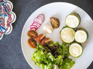 Mini Zucchini Avocado Burgers