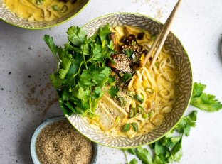 Coconut Curry Ramen Noodles