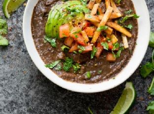 Slow Cooked Black Bean Soup