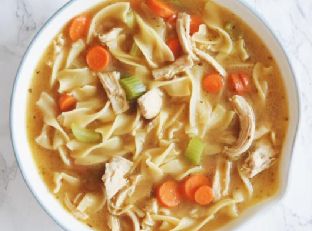 Hearty Bone Broth Chicken Noodle Soup