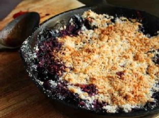 Blueberry Coconut Crumble