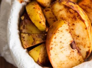 Baked Cinnamon Apple Wedges