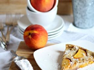 Chai Peach Clafoutis