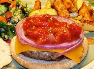 Chipotle-Salsa Burger