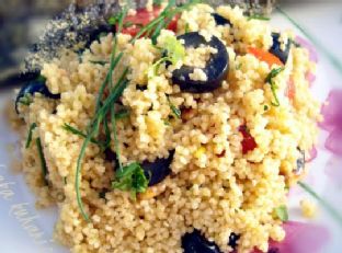 Couscous with olives