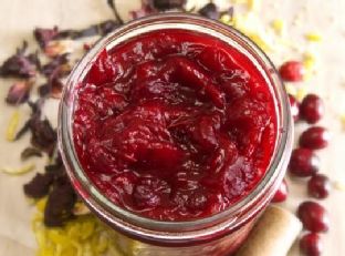 Hibiscus Cranberry Sauce