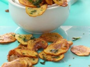 Curry Leaves Potato Chips