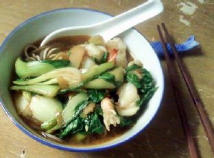 Fragrance Is In The Air: Asian Noodle Shrimp Soup