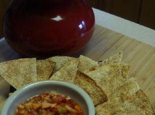 Fruit Salsa & Cinnamon Chips