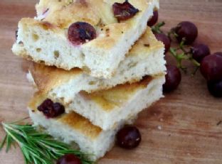 Grape and Rosemary Focaccia