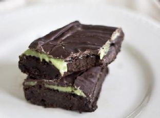 Healthy Mint Brownies