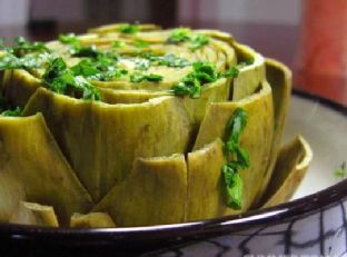 Italian Steamed Artichokes