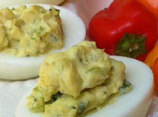 Jalapeno Deviled Eggs