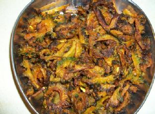 Karela Fry/bittergourd Fry