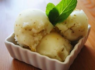 Lemon Mint Sorbet