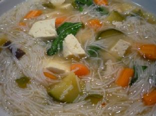 Miso Soup With Thin Noodles