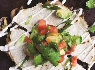 Mushroom Quesadillas