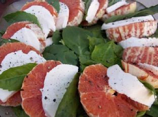 Orange Caprese Salad