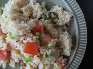 Quinoa, Tomato, Green Onion Side Salad