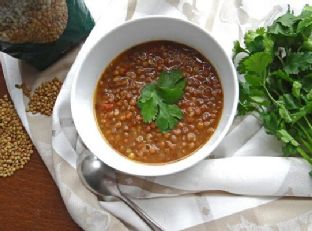 Simple lentil soup