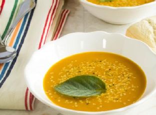 Spicy Carrot Amaranth Soup