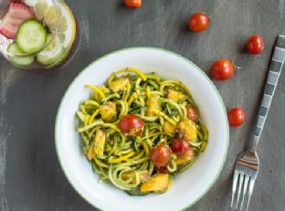 Summer Pesto Noodle Salad