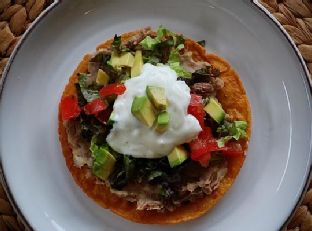 Vegetarian Tostadas