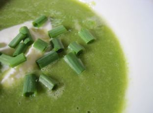 Asparagus and Pea Soup: Real Convenience Food