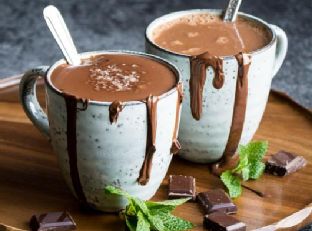 Vegan Peppermint Hot Chocolate