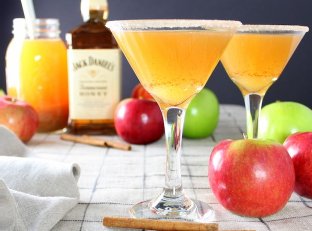 Apple Cider Honey Jack Martini