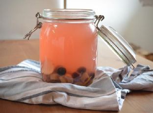 Rhubarb & Blueberry Pink Lemonade