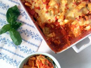 Cheesy Tortellini Casserole