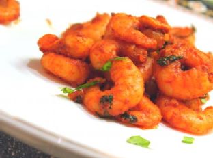 Smoking Hot Prawn Appetizer