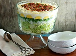 Easy 7 Layer Salad Side Dish