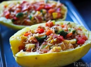 Spaghetti Squash Boats