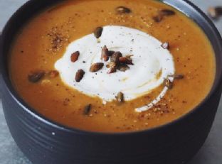 Paleo Pumpkin Soup With Bone Broth and Coconut Milk