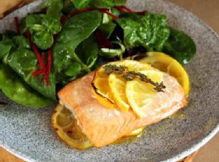 Baked Lemon Salmon