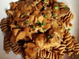 Lightened Up Chicken Stroganoff