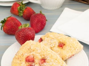 Strawberry Scones