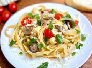 Spanish Sardines Pasta