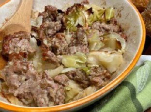 Cabbage and Sausage Casserole