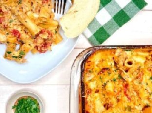 Baked Ziti with Ricotta and Italian Sausage