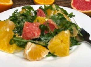 Arugula Citrus Salad with Chia Seed Apple Cider Vinaigrette