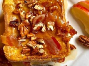 Bacon-Apple-Pecan Stuffed French Toast