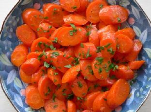 Agave Glazed Carrots