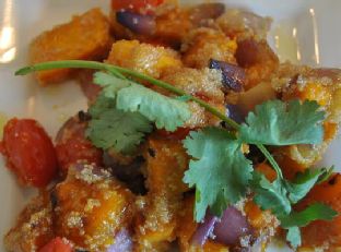 Amaranth and Roast Veggie Salad