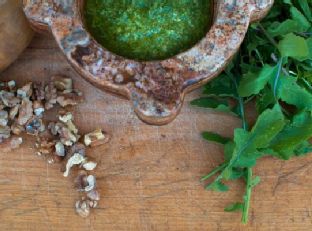 Arugula Walnut Pesto