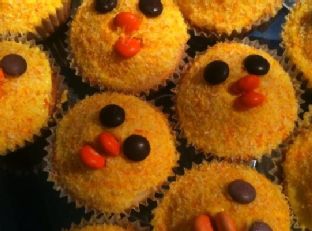 Baby Chick Cupcakes