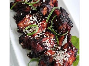 Baked Spare Ribs With Red Wine Lees