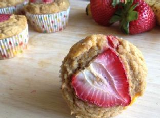 Banana Mango Strawberry Muffins